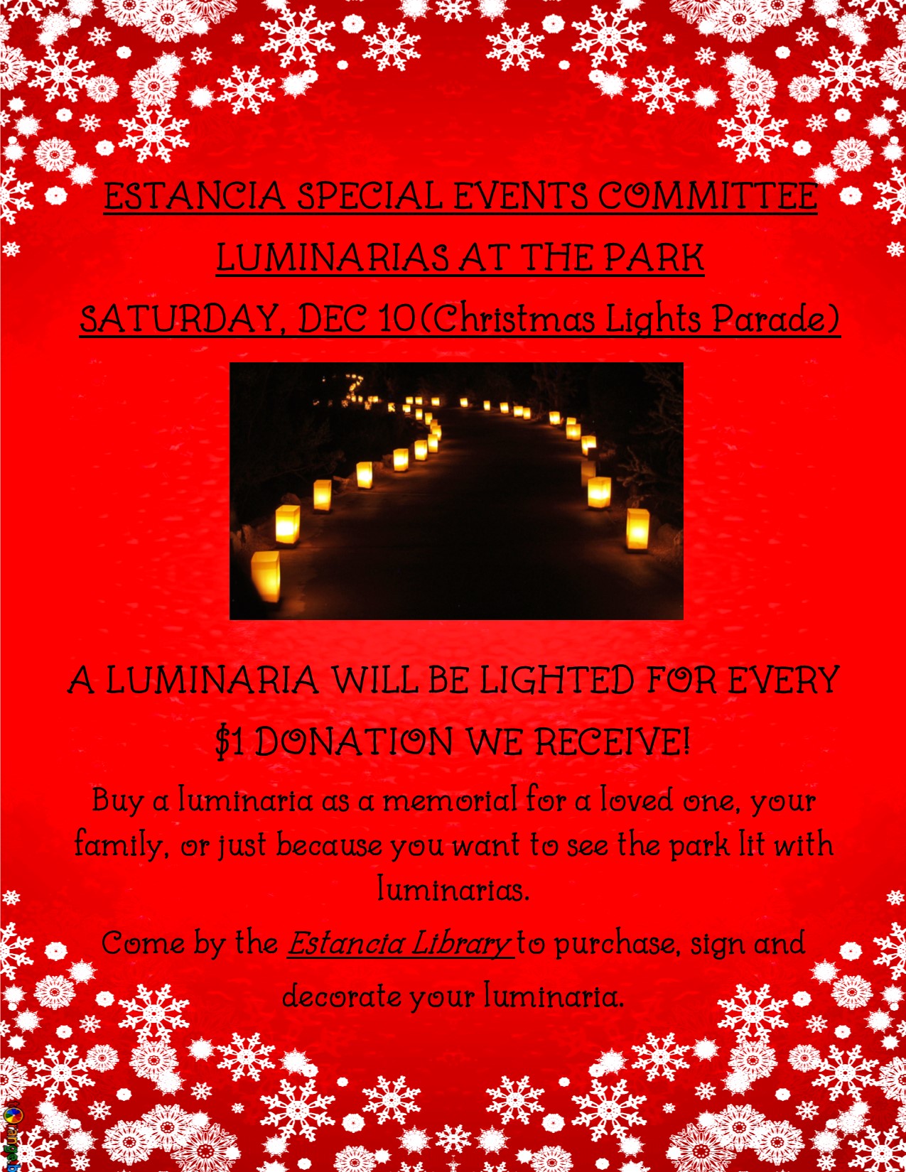 Luminarias at the Park 2022 pic
